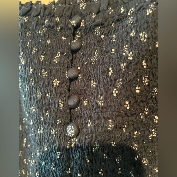 Madewell Navy Blue Top Size Small - Picture 7 of 8